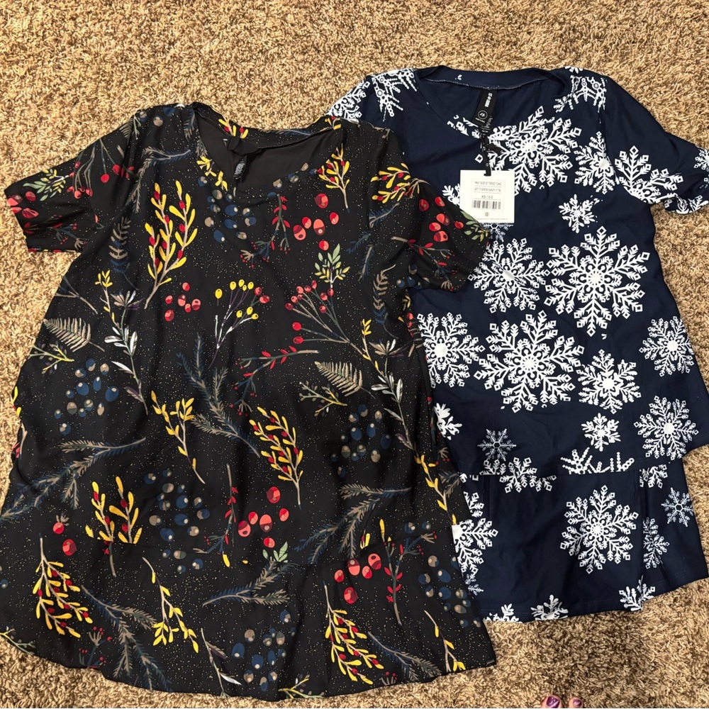 Agnes & Dora Christmas Tiered Tunics